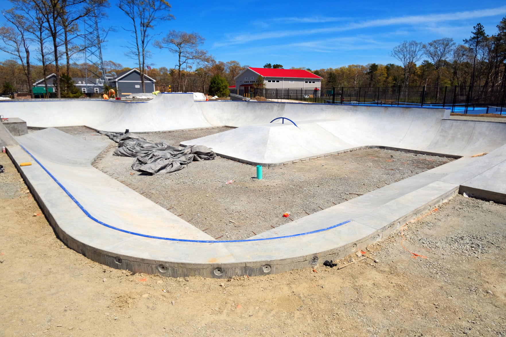 Skate Park And Tennis Courts